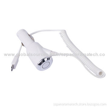 Car Charger for Samsung Galaxy Note 3, S5, 12-24V Input, 5V-1,000mAh Output